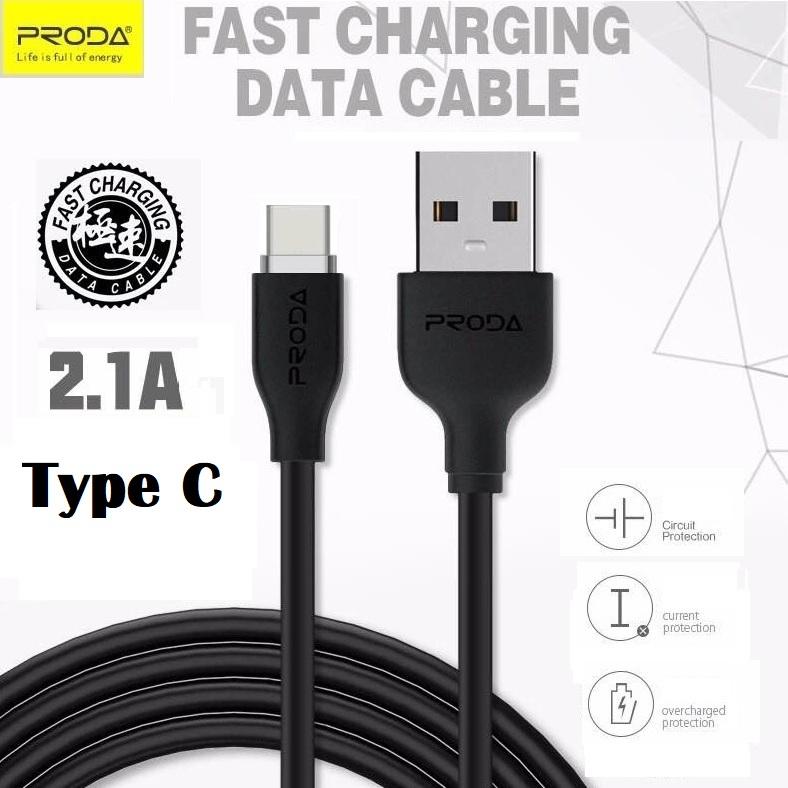 Кабель Type-C Proda Fast Charging PD-B15 |1m, 2.1A|