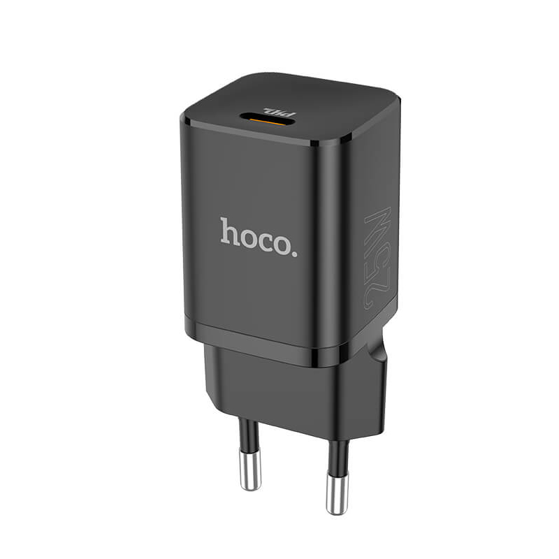Адаптер сетевой HOCO Rigorous charger N19 |Type-C, 25W, 3A, QC/PD|