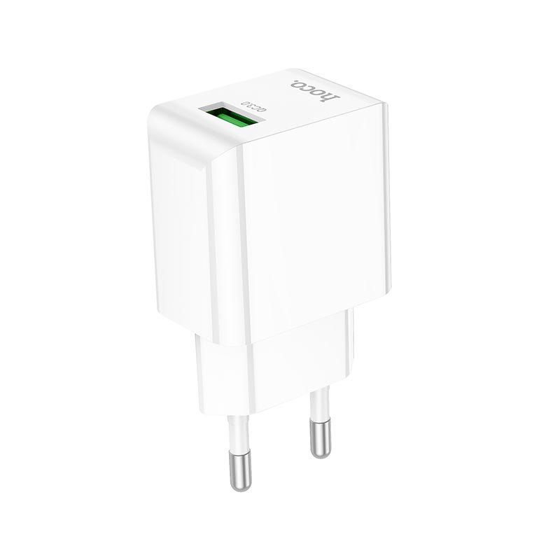Адаптер сетевой HOCO Proton single port charger C98A |1USB. 18W/3A, QC|