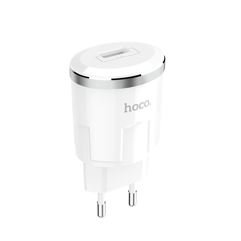 Адаптер мережевий Hoco Thunder C37A |1USB, 2.4A|