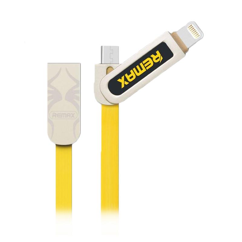 Кабель combo Micro USB+Lightning REMAX Armor  RC-067t
