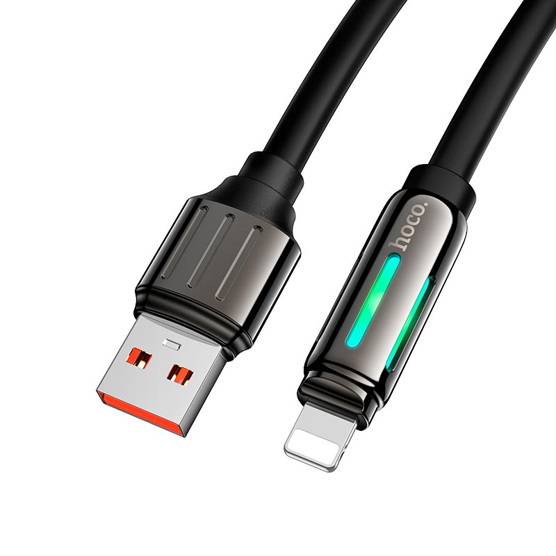 Кабель HOCO Lightning Prize charging data cable U136 1m, 2.4A|