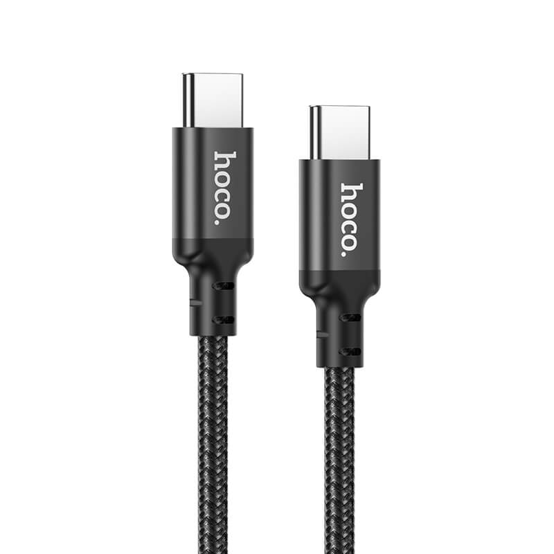 Кабель HOCO Type-C to Type-C Double speed charging data cable X14 |1m, 60W, 3A|
