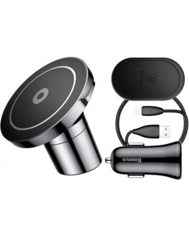 Держатель BASEUS магнитный Big Ears with wireless charger