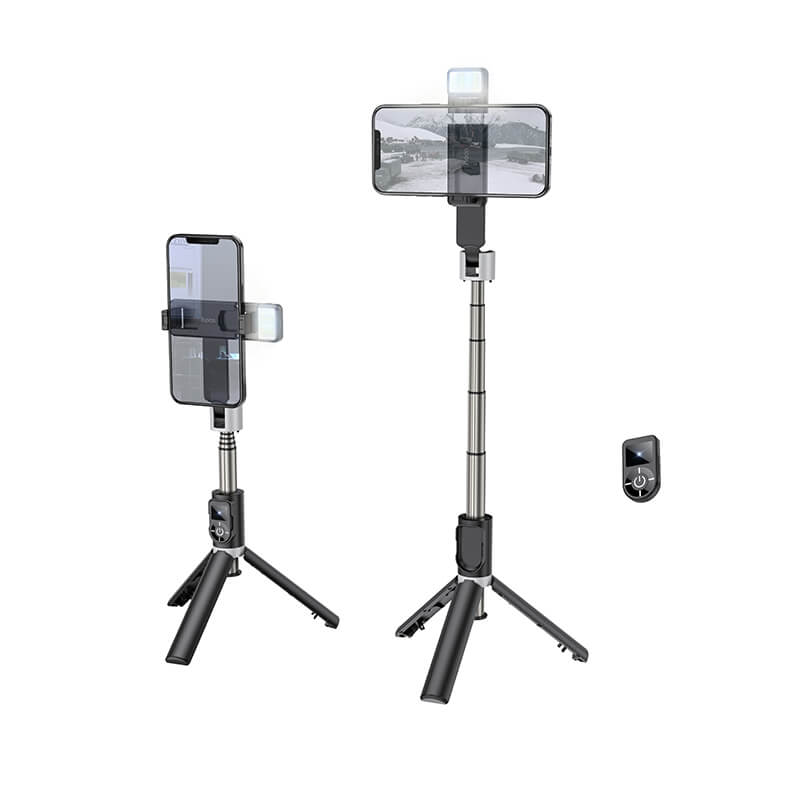 Селфі-монопод HOCO aluminum alloy fill light live broadcast holder K16 |Bluetooth|