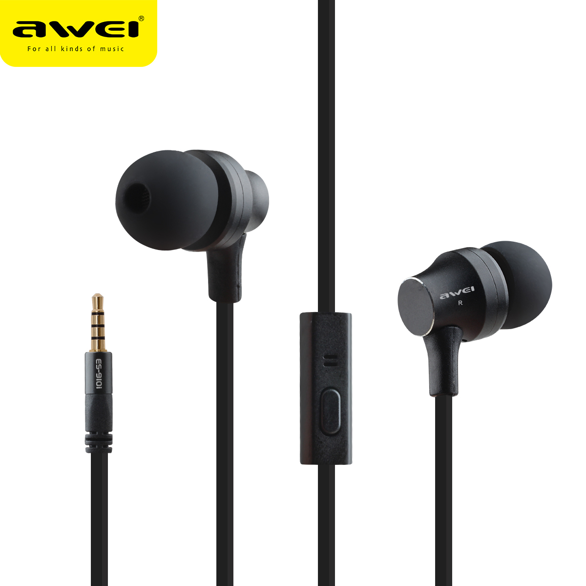 Наушники AWEI with mic ES910i