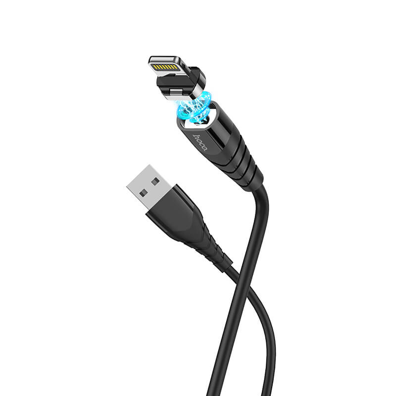 Кабель HOCO Lightning  Racer magnetic charging cable X63 |1m, 2.4A|