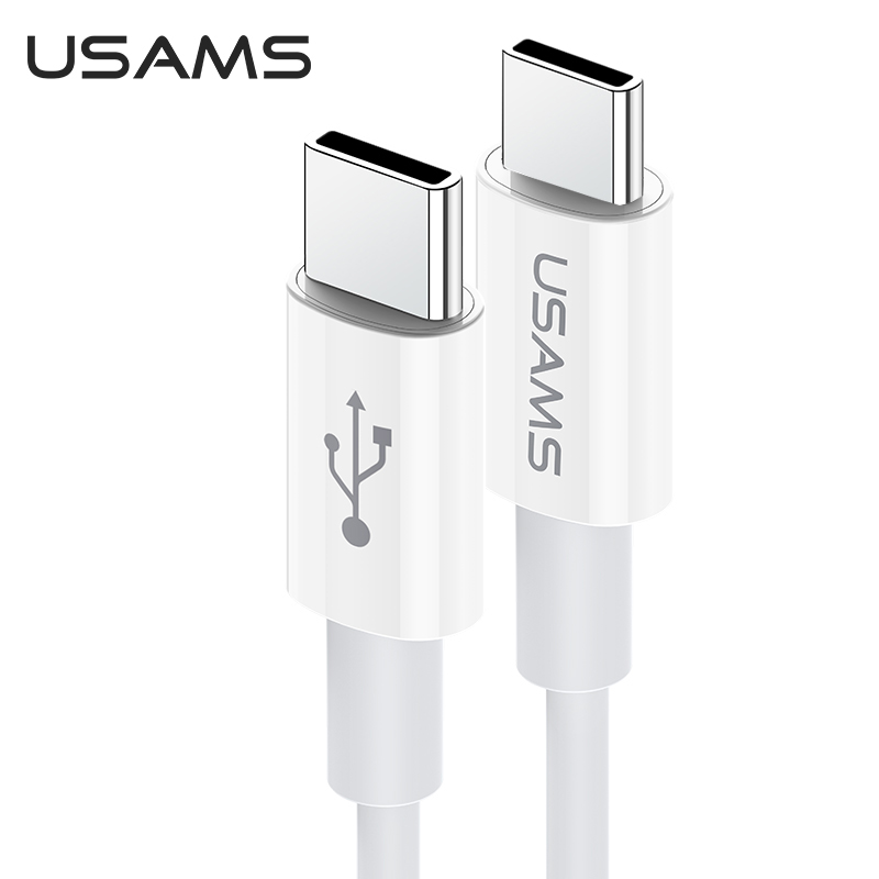 Кабель USAMS  Type-C to Type-C 60W PD US-SJ409 U44 |1.2m, 60W, 5A|