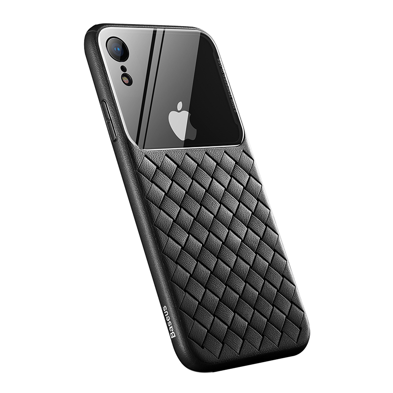 Чохол Baseus Glass and Weaving для iPhone XR