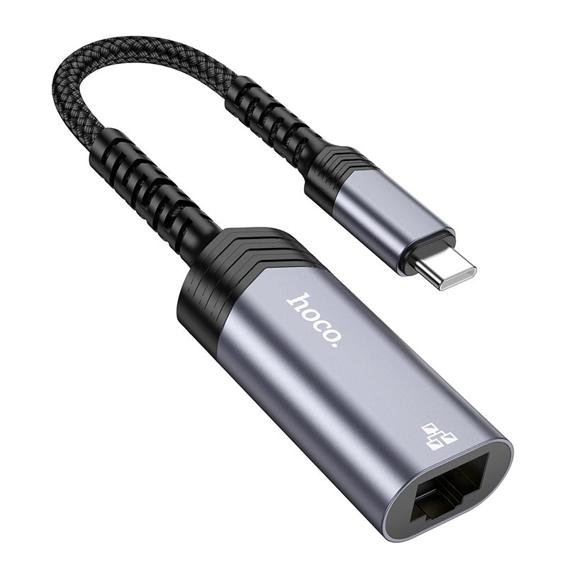 Переходник HOCO Type-C ethernet adapter UA26 |100 Mbps|