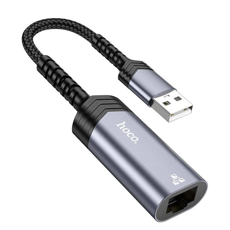 Переходник HOCO USB ethernet adapter UA26 |100 Mbps|