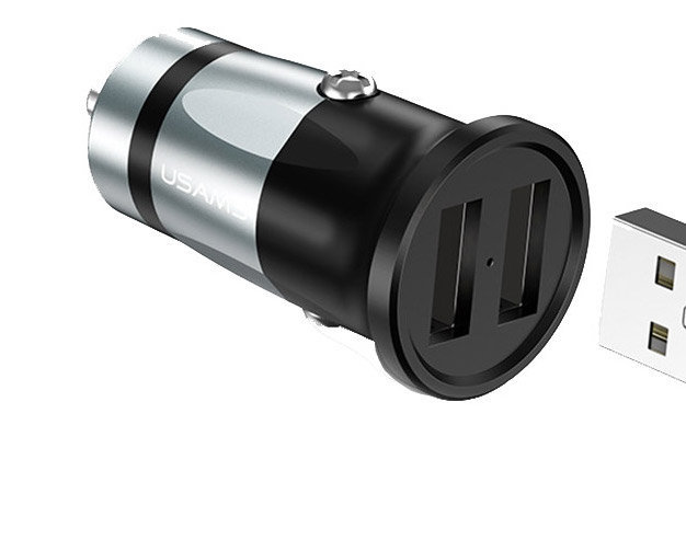Адаптер автомобильный USAMS C2 |2USB, 3.4A|