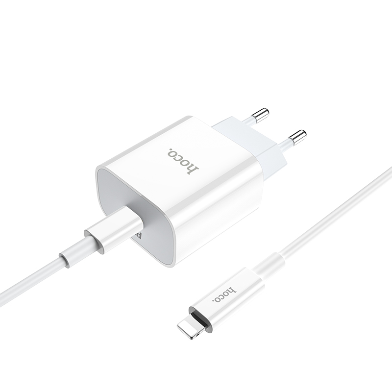 Адаптер мережевий HOCO Type-C to Lightning cale Speed source C76A |Type-C, PD3.0/QC, 3A, 18W|