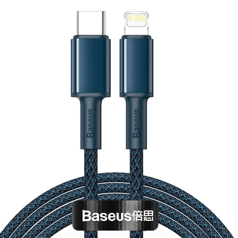 Кабель BASEUS Type-C to Lightning High Density Braided Fast Charging Data Cable |2M, 20W| (CATLGD-A0