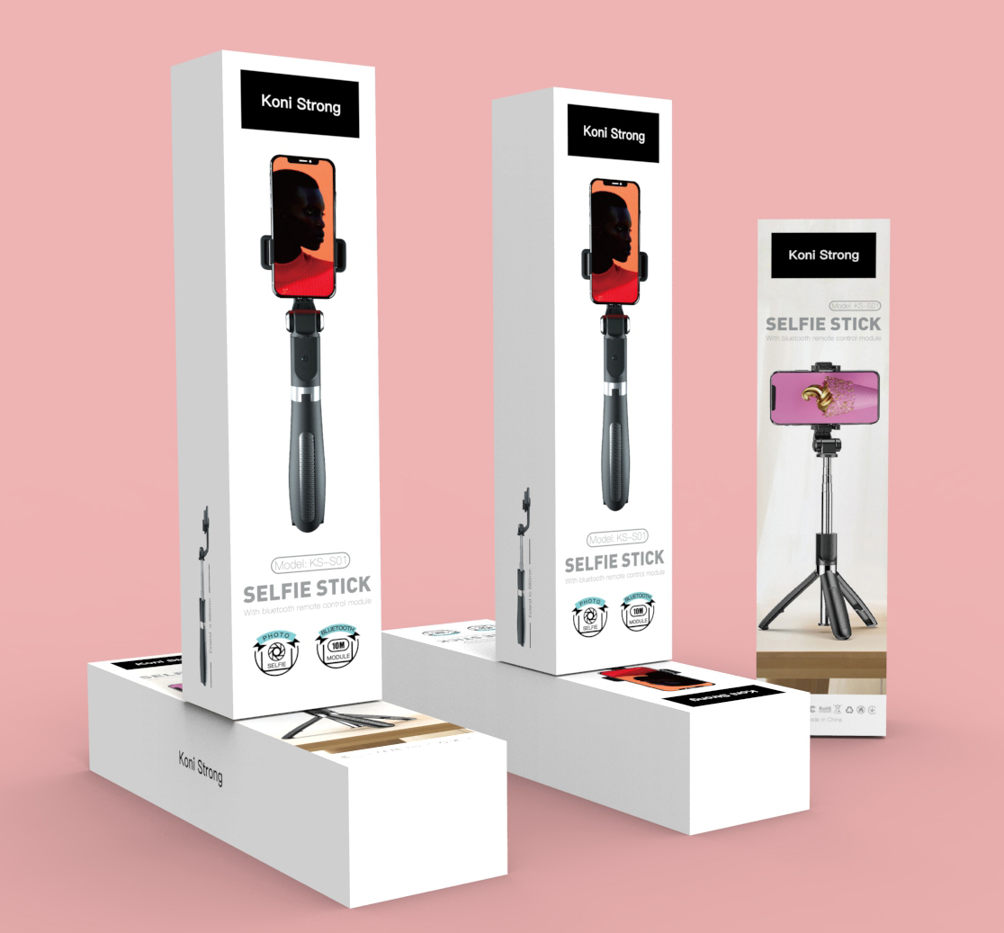 Селфи-монопод Koni Strong Bluetooth Tripod selfie stick KS-S01