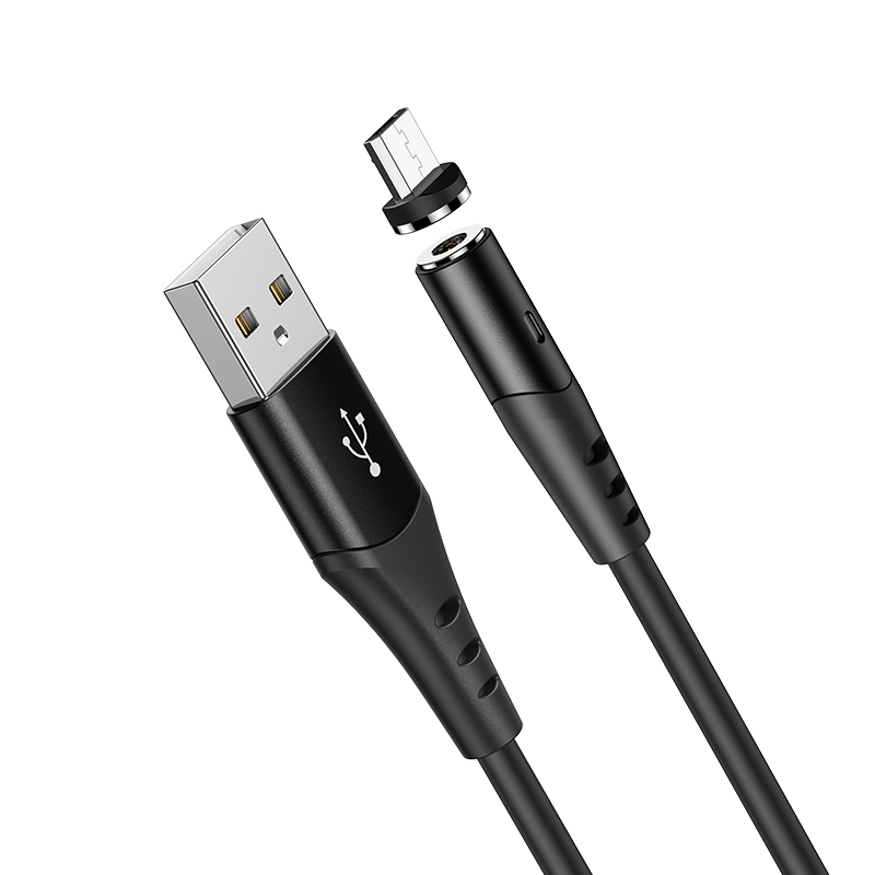 Кабель Hoco Micro USB Honorific silicone magnetic charging cable X60 |1m, 2A|