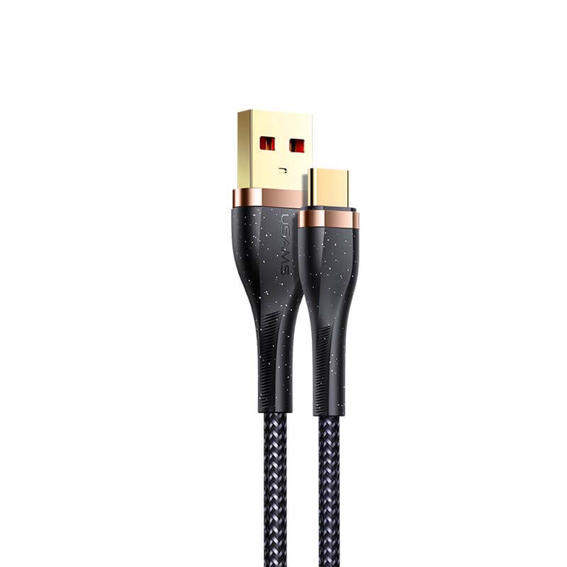 Кабель USAMS Type-C Aluminum Alloy Charging & Data Cable US-SJ488 U64 |1.2m, 3A|