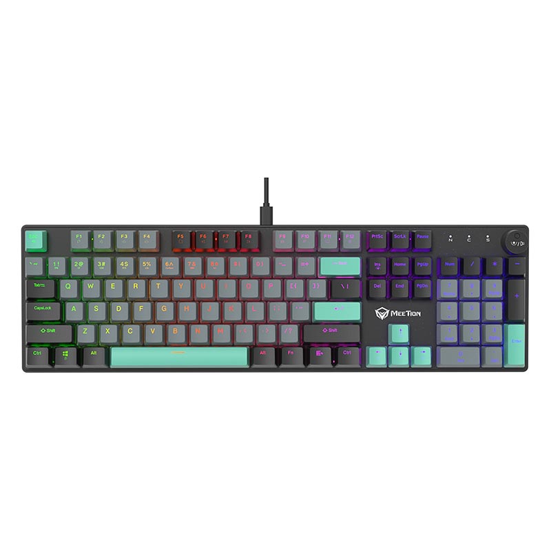 Ігрова клавіатура MEETION Wired Mechanical Keyboard Red Switch MK009RDP |UA Layouts, USB-C|