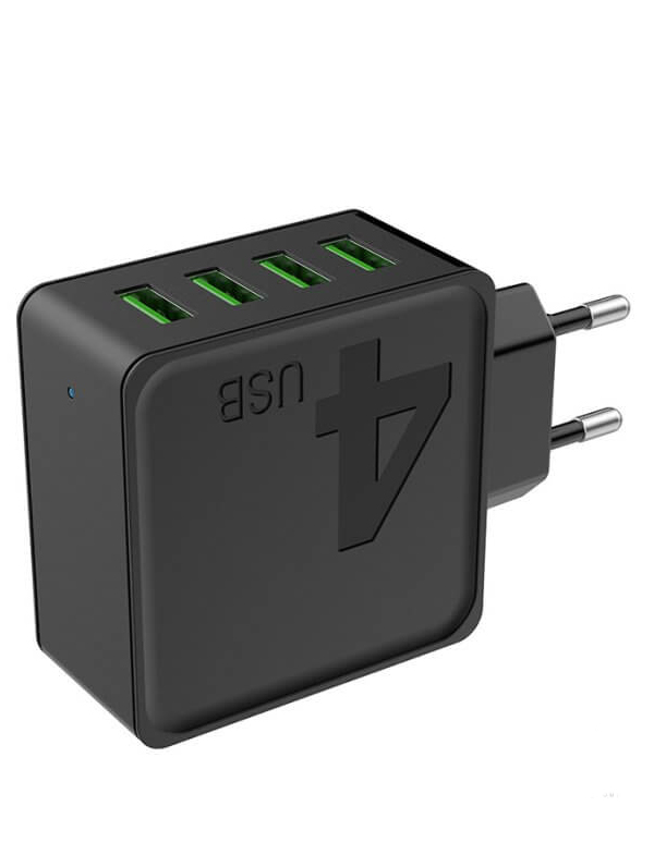 Адаптер мережевий Awei C-842 |4USB, 4A|