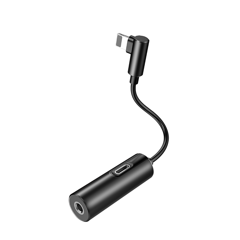 Переходник BASEUS Lightning to 3.5mm+lightning L42 |2A|