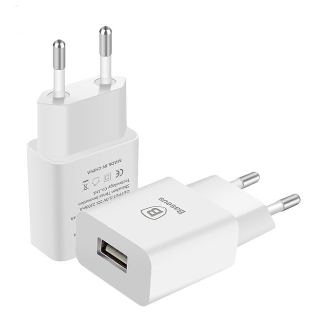 Адаптер сетевой BASEUS Letour |1USB, 2.1A|