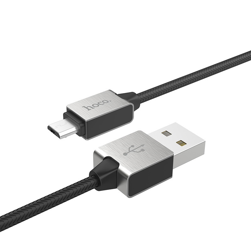 Кабель Micro USB Hoco Refined steel U49