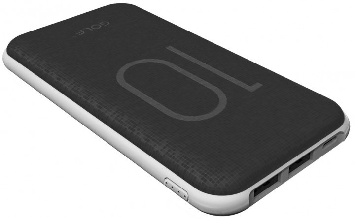 УМБ GOLF G26 10000mAh |2.1A, 2USB, Lightning|
