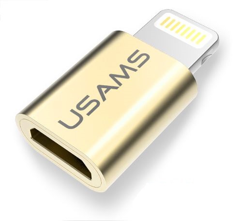 Переходник USAMS Micro USB to Lightning US-SJ014