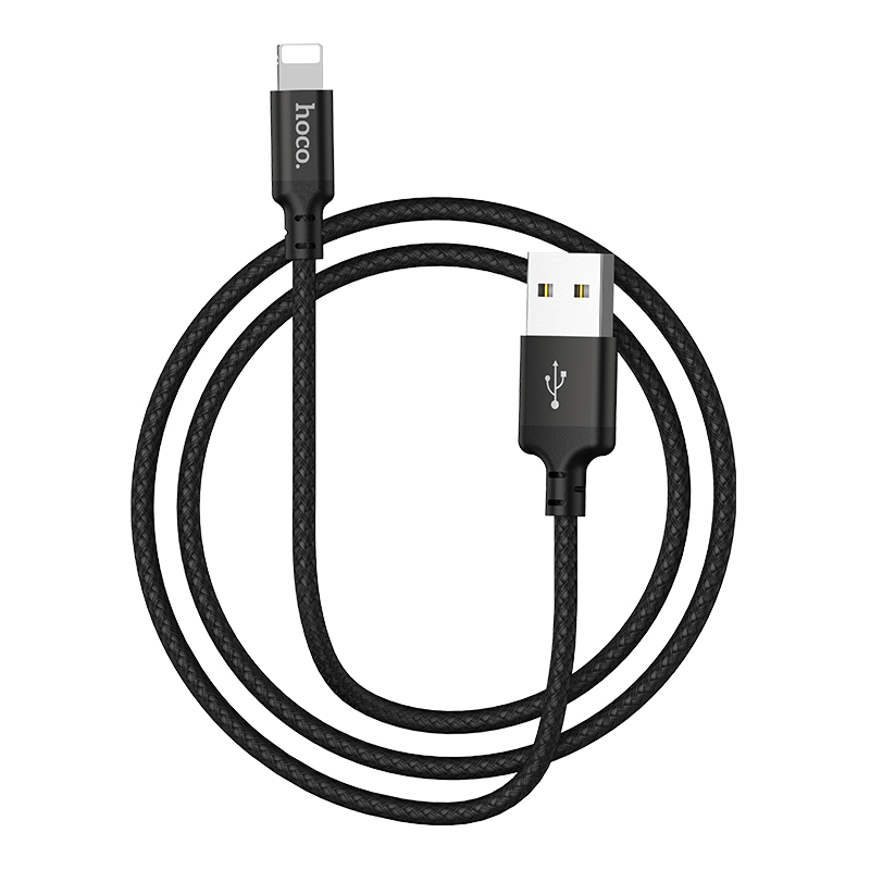 Кабель Hoco Lightning Times Speed Charging X14 |1m, 2.4A| (canned package)