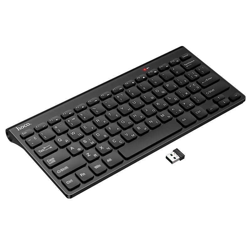 Клавіатура HOCO Dragon 2.4G wireless mini keyboard GM70 (Ukrainian version) |78 Keys|