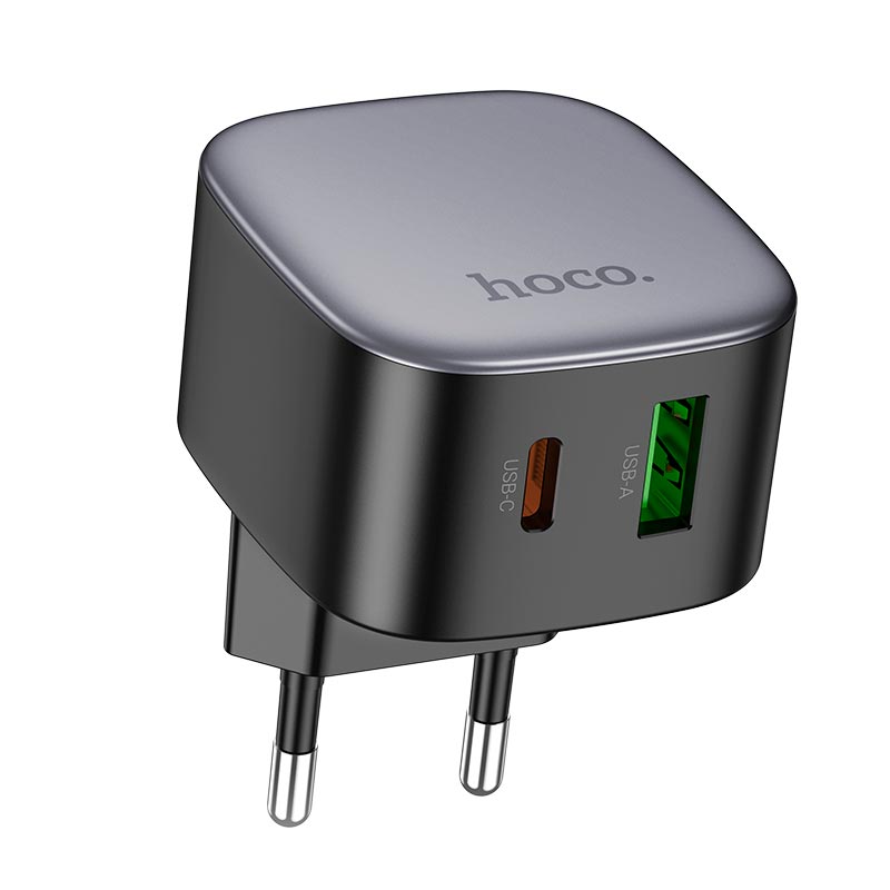 Адаптер сетевой HOCO Rise CS32A |1USB/1Type-C, PD/QC, 20W/3A|