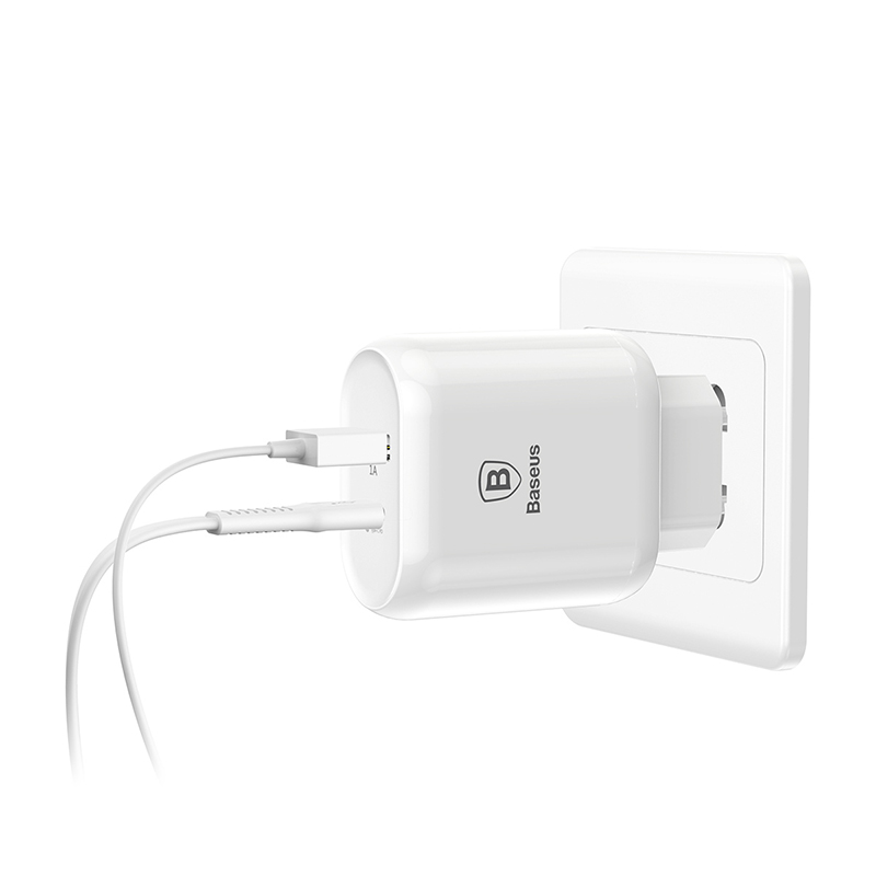 Адаптер мережевий BASEUS Type-C to Lightning cable Bojure Series Type-C PD Quick Charge |1USB/1Type-c, 32W|