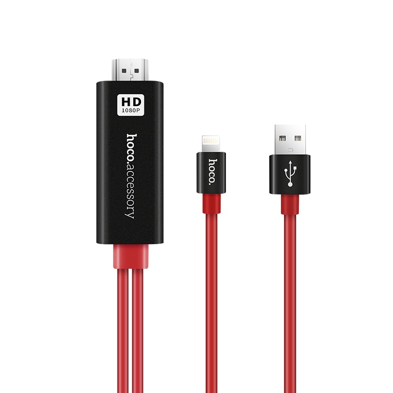 Кабель HOCO HDMI to Lightning UA4 |2m, 1080p|