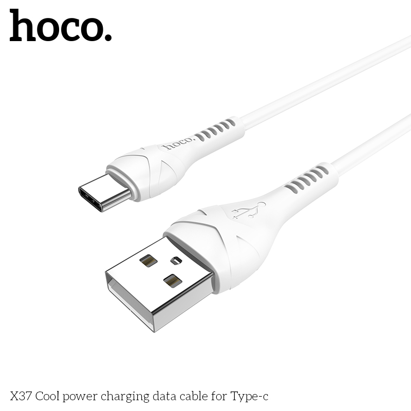 Кабель Hoco Type-C Cool Power X37 |1m, 3A|
