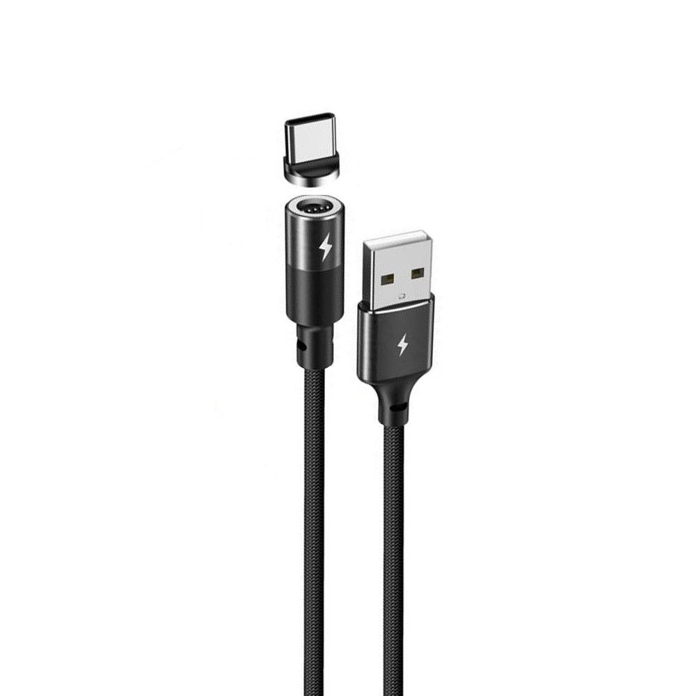 Кабель REMAX Магнітний Type-C Zigie Series Magnet Connection RC-102a |1.2m, 3A|