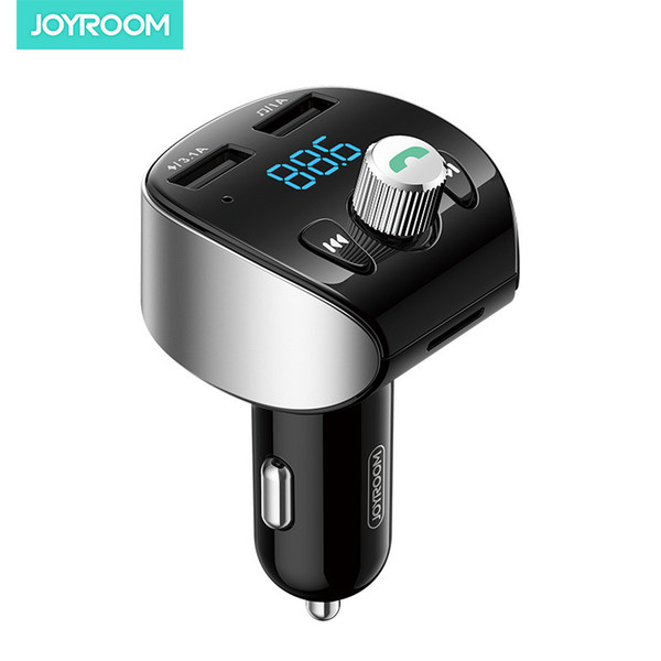 Адаптер автомобільний JOYROOM with Bluetooth FM Shadow Series JR-CL01 |2USB, 3.6A, TF Cards|