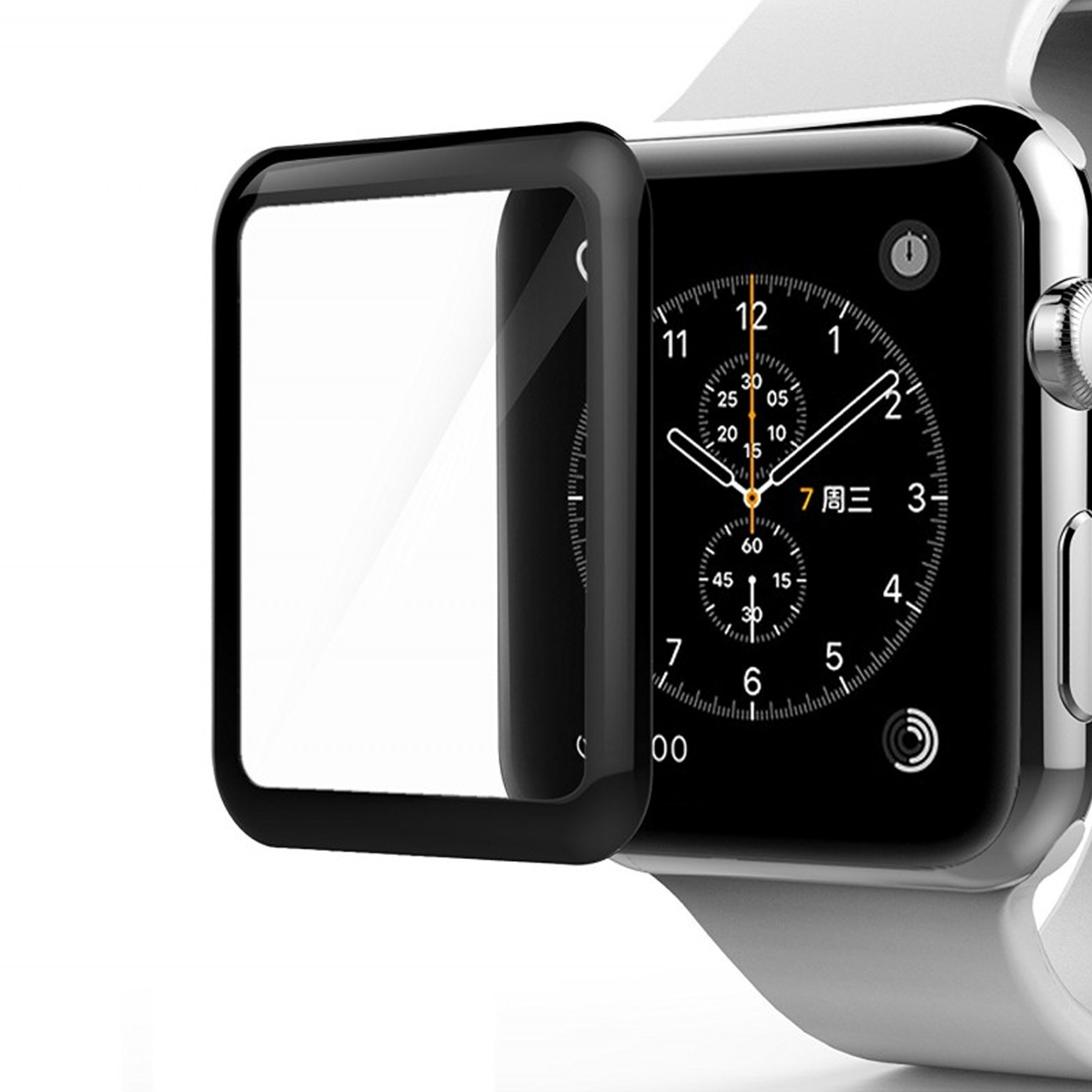 Защитное стекло 3D FullGlue для Apple Watch 4  44mm