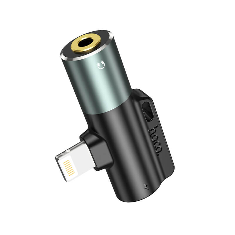 Переходник Hoco digital 3.5 audio converter for Lightning LS32 |2A|