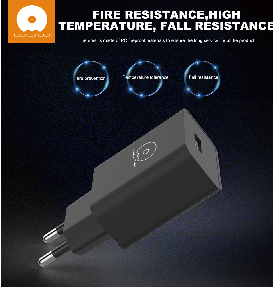 Адаптер сетевой WUW C85 |1USB, 1,0A|