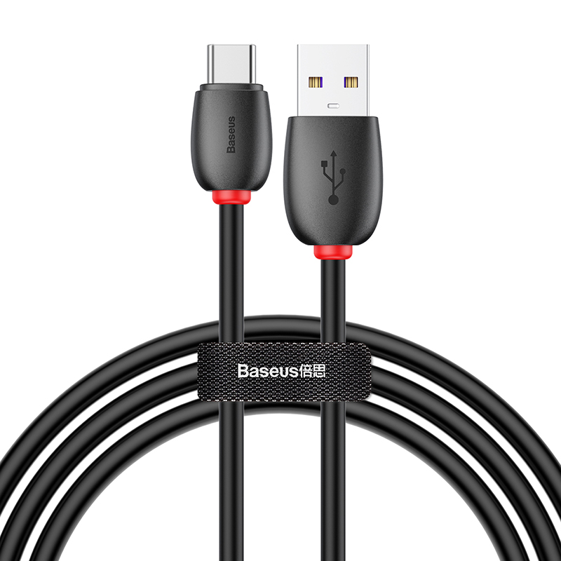 Кабель BASEUS Type-C Purple Ring HW Quick Charging |5A, 40W, 1M|