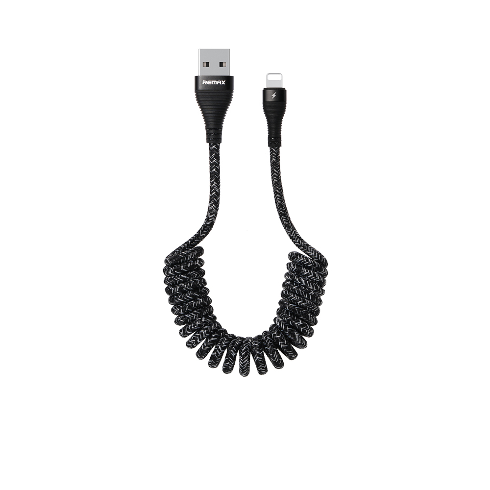 Кабель REMAX Lightning Super Series (Coiled Version) RC-139I |1.2m, 2.1A|