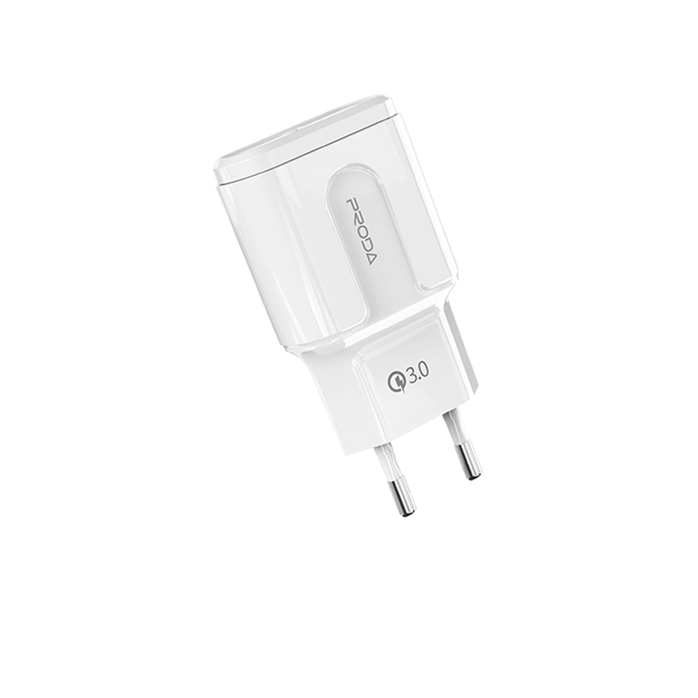 Адаптер сетевой PRODA  Star Speed X1 PD-A15 |1USB, QC3.0, 3A|