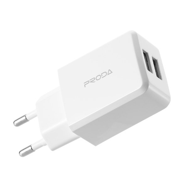 Адаптер сетевой PRODA Linshy Pro PD-A22 |2USB, 2.1A|