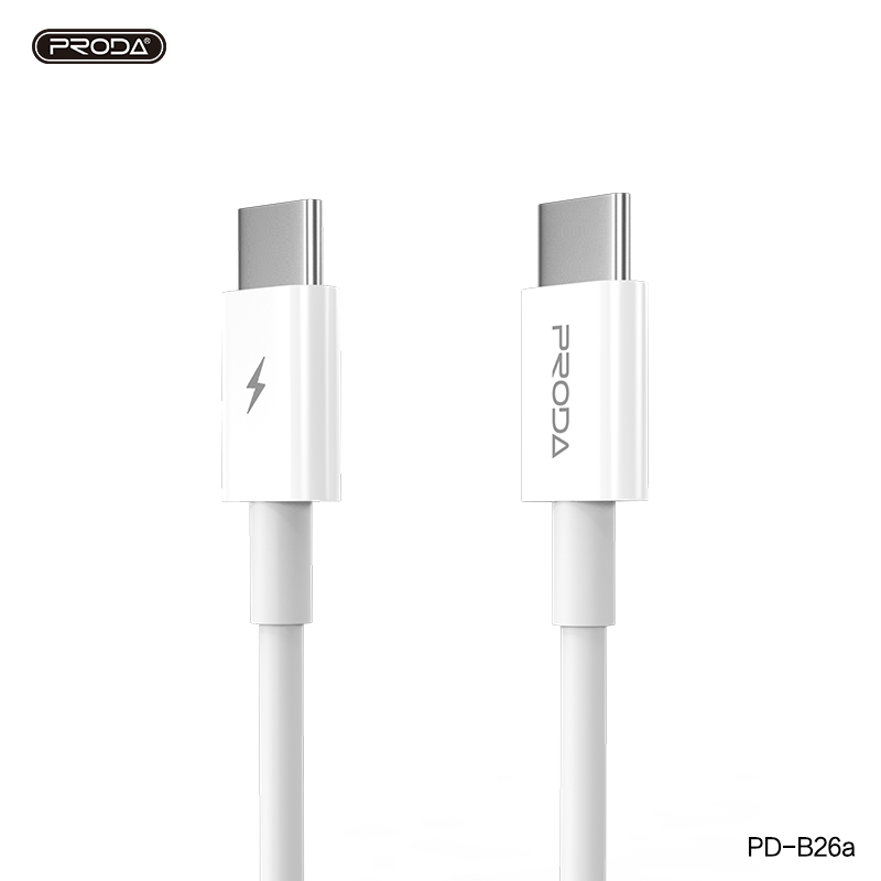 Кабель PRODA Type-C to Type-C Vand Series PD-B26a |1m, 5A|
