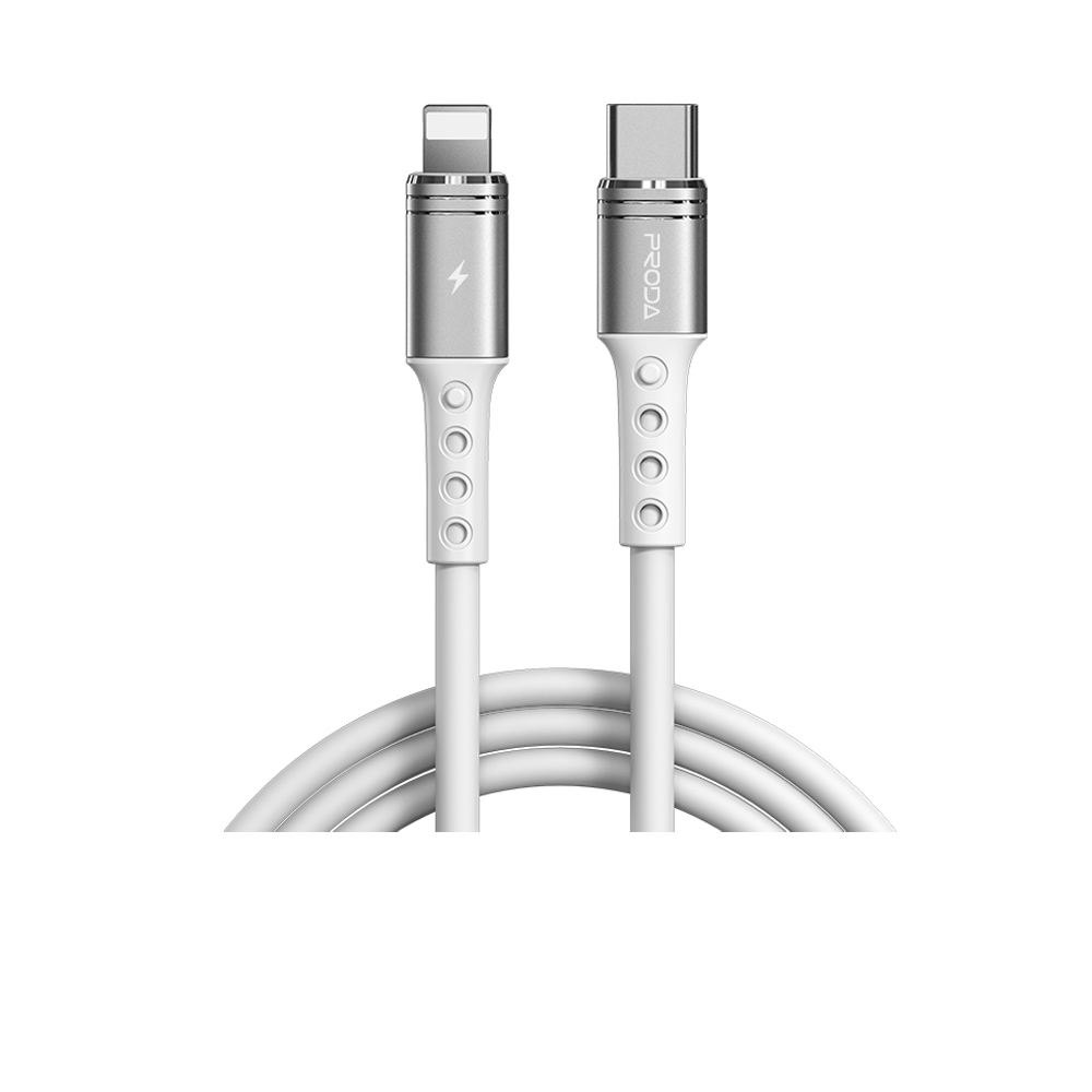 Кабель PRODA Type-C to Lightning Light Speed Series PD-B24i |1m, 2A, 18W/PD|