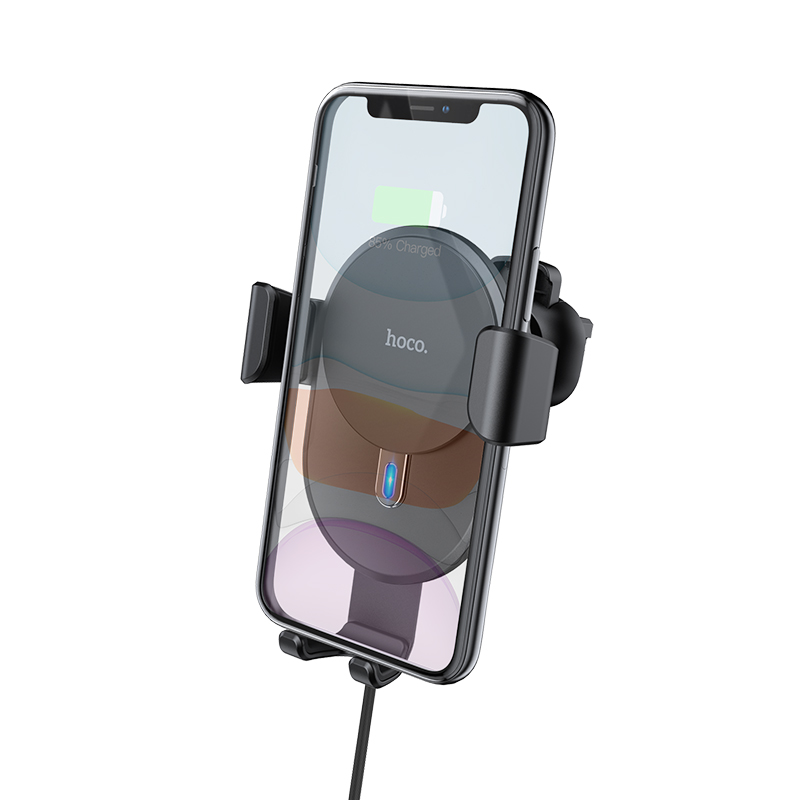 Держатель HOCO Delight in-car wireless charging CW25 |10W, 2.4A|