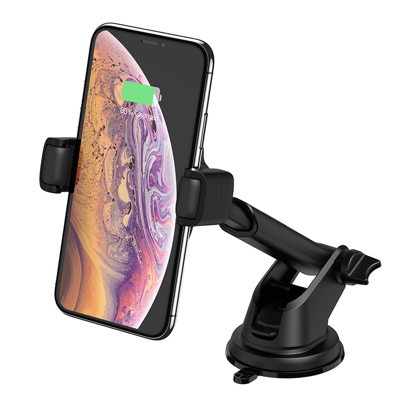 Тримач HOCO Rich power wireless charging  dashboard suction base S12 |10W|
