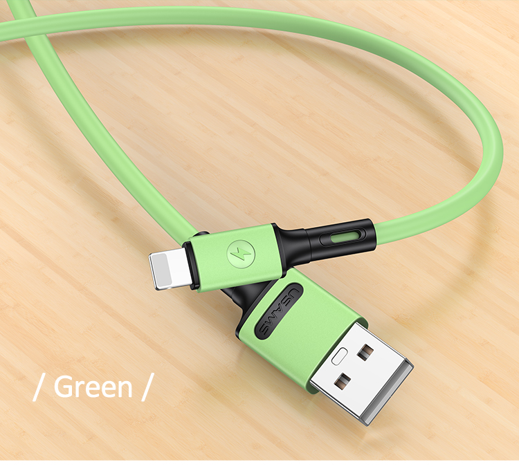Кабель USAMS Lightning Charging & Data Cable U52 US-SJ434 |1m, 2A|