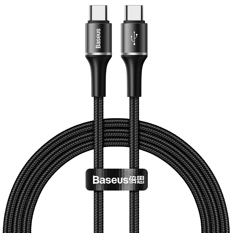 Кабель Baseus Type-C to Type-C Halo |PD2.0 60W, 3A, 1m|