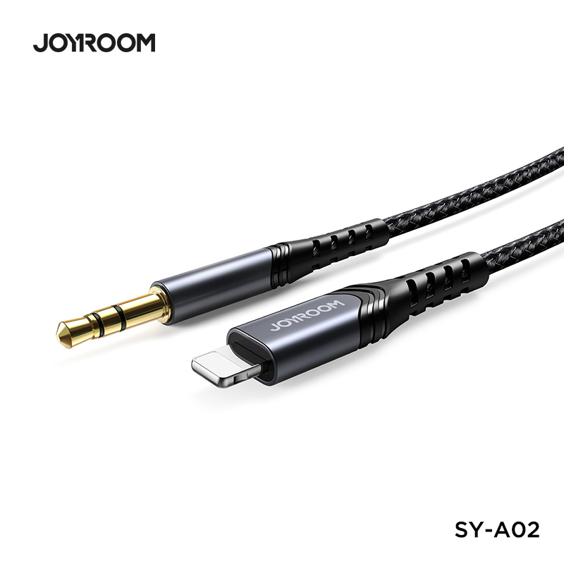 Кабель JOYROOM Audio Lightning to 3.5 mm port audio cable SY-A02 |1M|